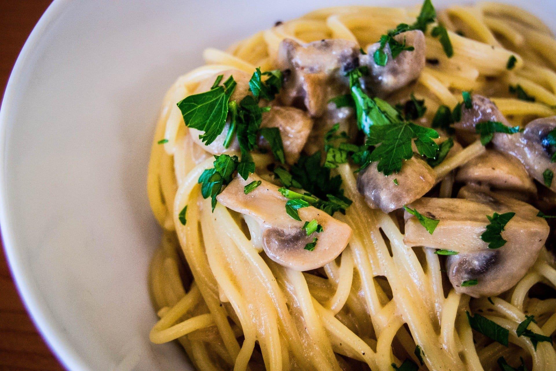 pasta with mushrooms