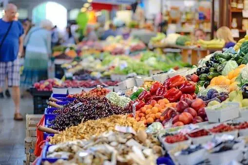 grocery shopping health fruits and vegetables mindful eating