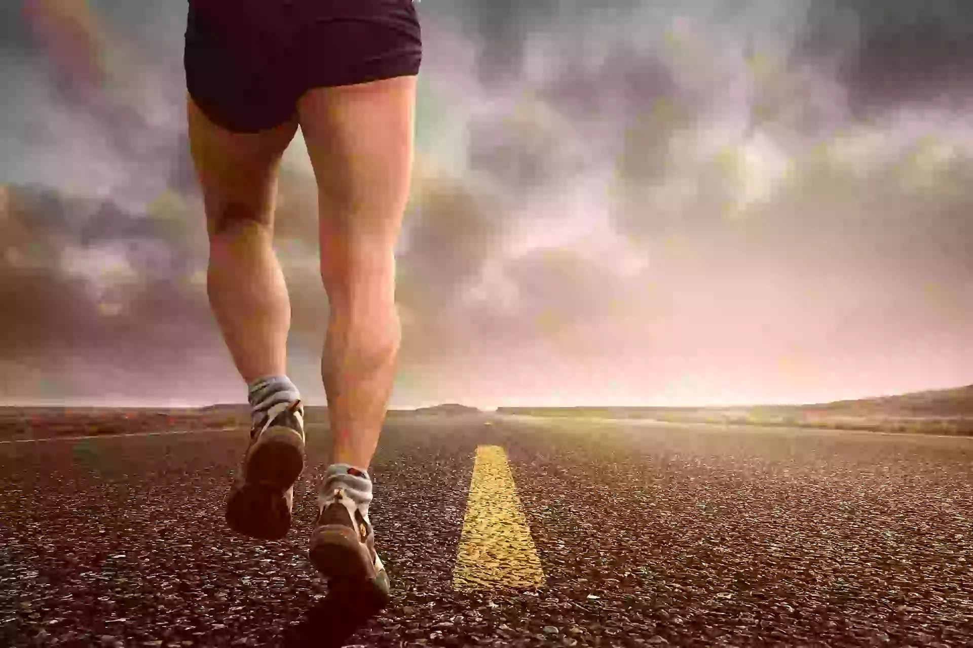 man running for weight-loss