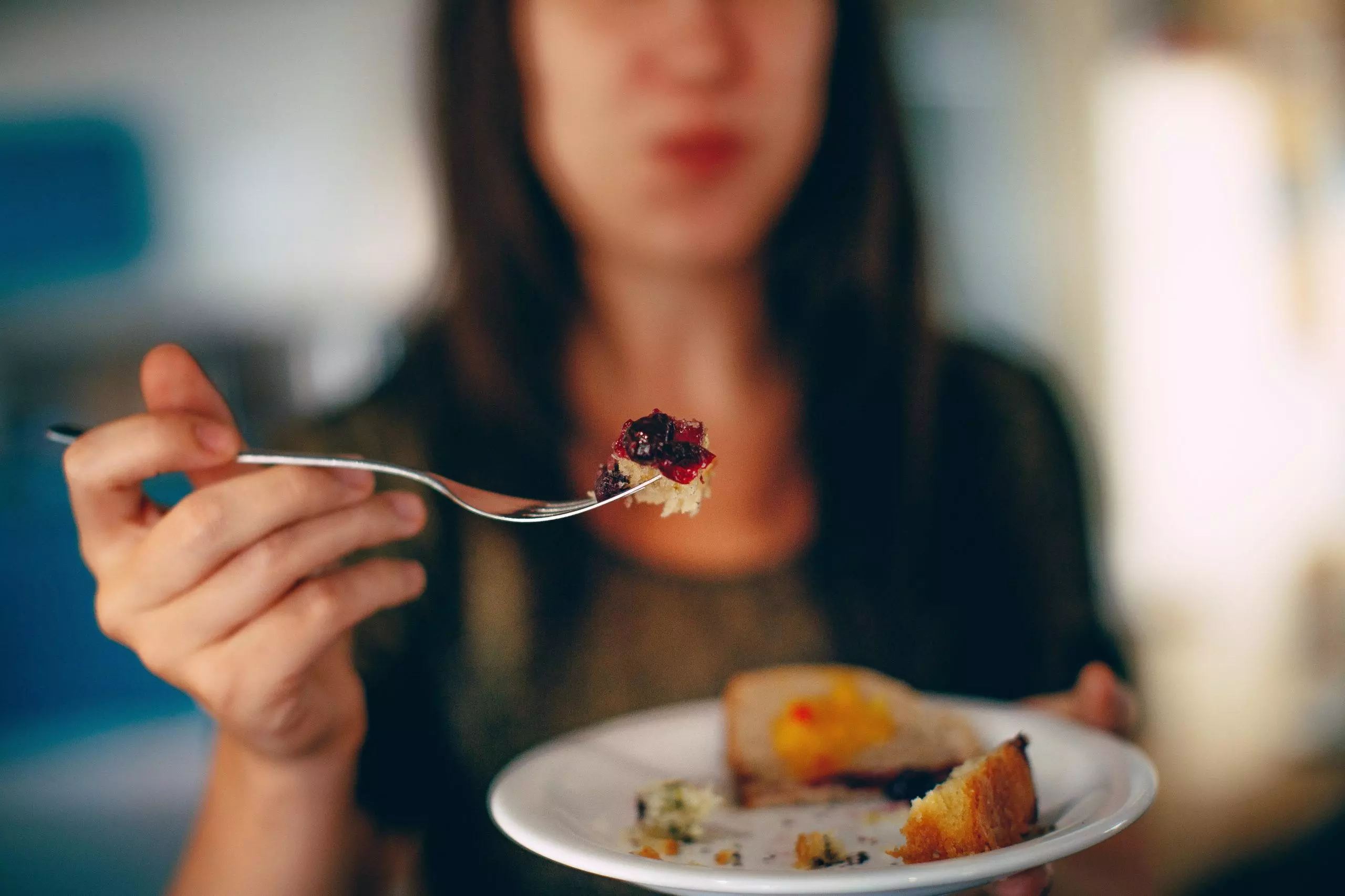 woman eating