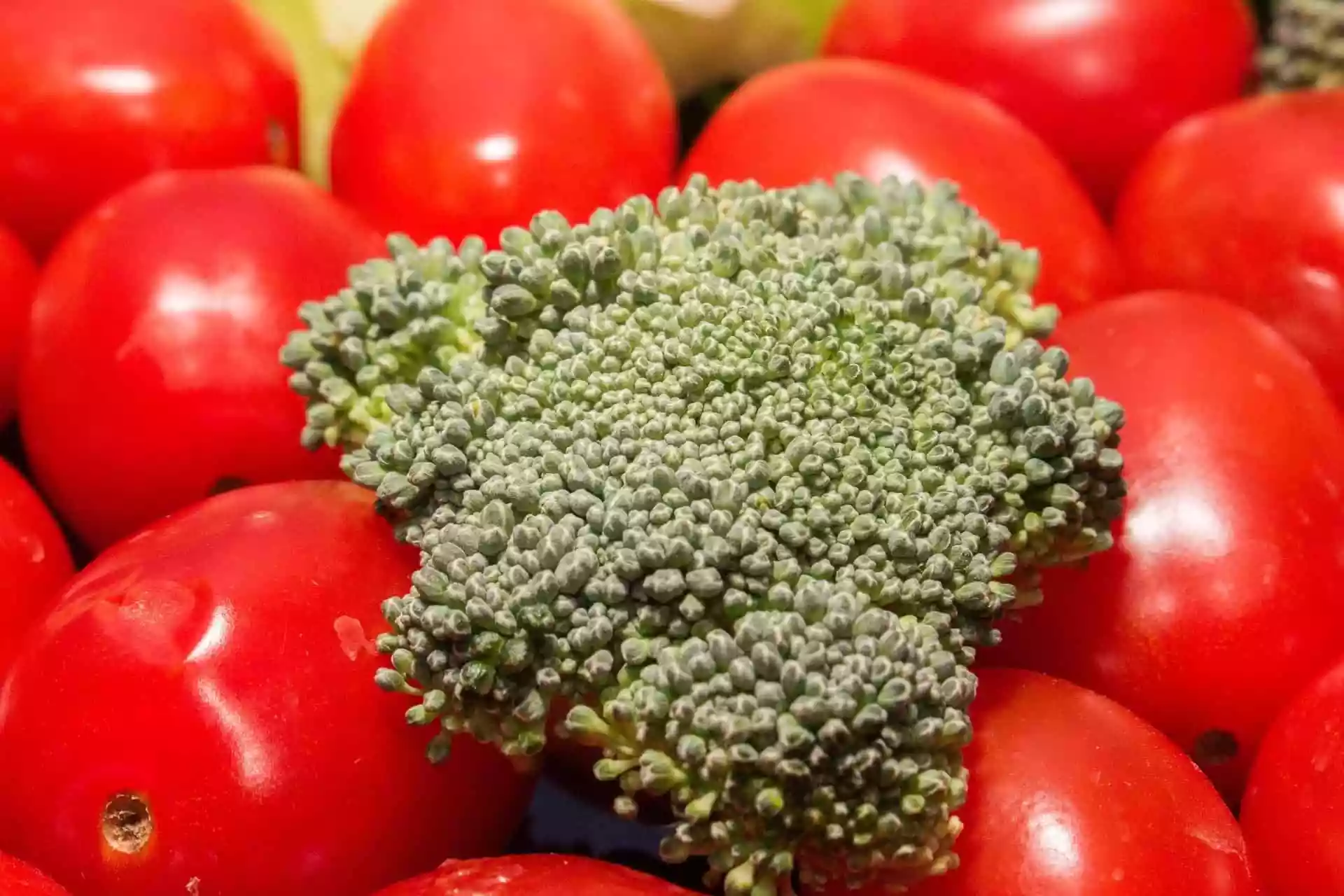 tomatoes and broccoli