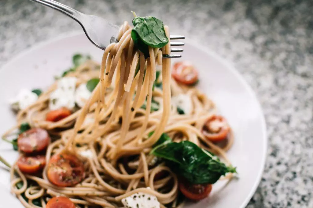 plate of pasta