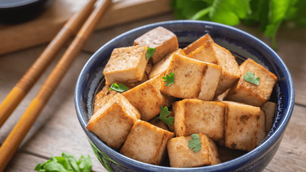 bowl of tofu