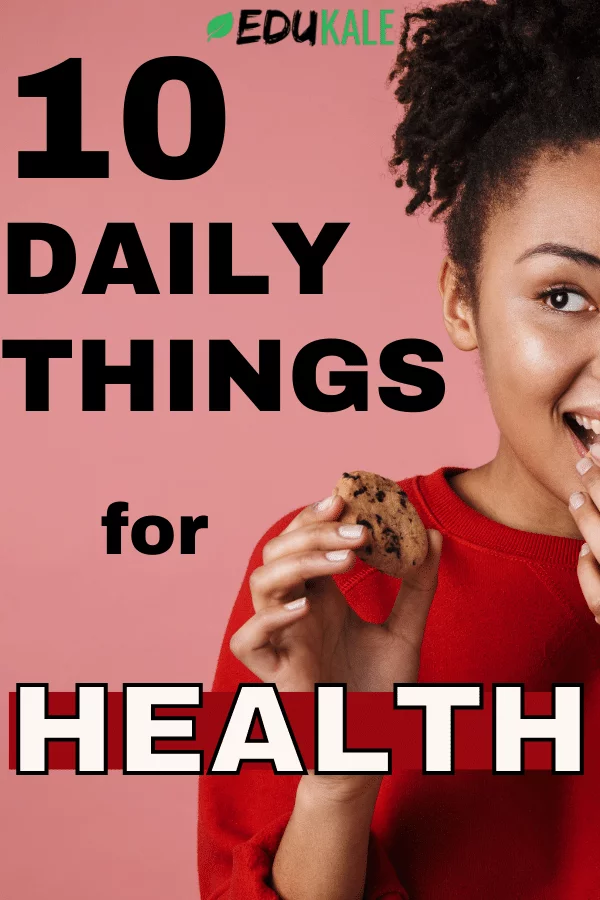 daily things for better health