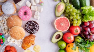 balance between healthy eating and dieting